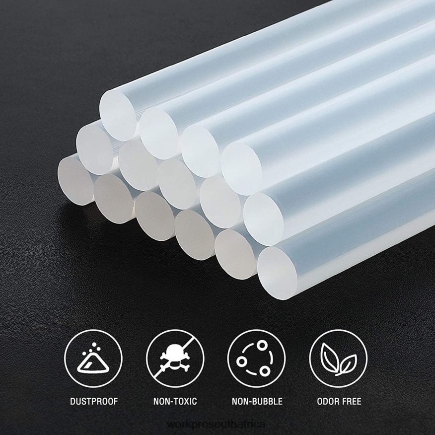 ZA WORKPRO 100-pack Full Size Hot Glue Sticks Compatible with Most Glue Guns New 4B8V2T196 Tool