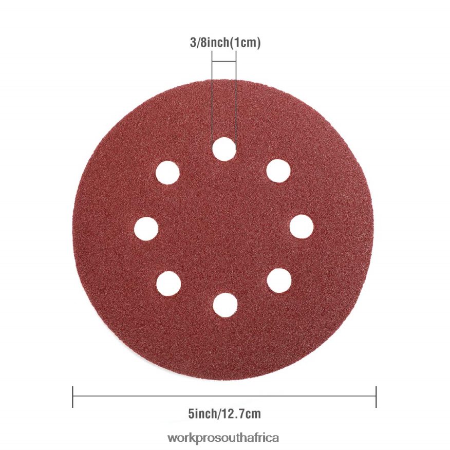 ZA WORKPRO 150 Pcs Sanding Discs Set for Random Orbital Sander Helpful 4B8V2T197 Tool