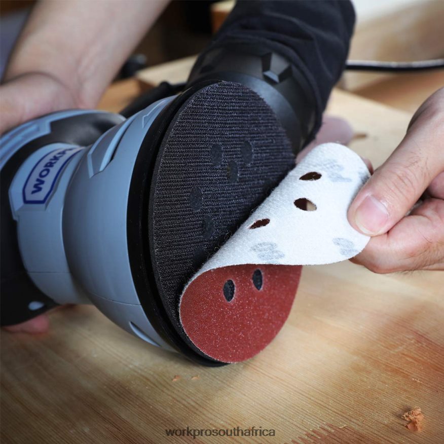 ZA WORKPRO 150 Pcs Sanding Discs Set for Random Orbital Sander Helpful 4B8V2T197 Tool