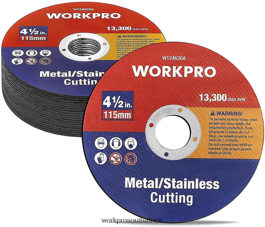 ZA WORKPRO 20 Pcs Metal Stainless Cut-Off Wheels Thin Metal Cutting Disc for Angle Grinder Useful 4B8V2T195 Tool