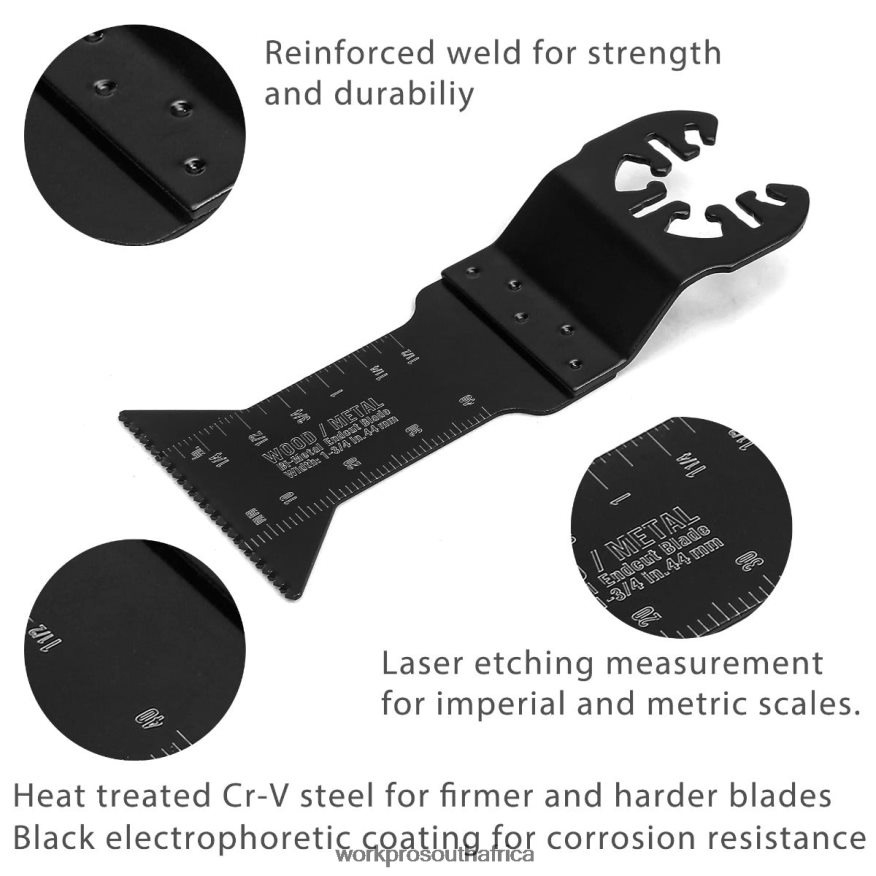 ZA WORKPRO 25 Pcs Oscillating Saw Blades, Cutting Blade, Universal Multitool Accessory for Sanding, Grinding, and Cutting Morden 4B8V2T200 Tool