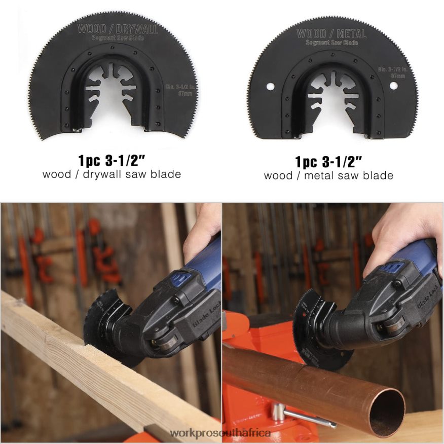ZA WORKPRO 25 Pcs Oscillating Saw Blades, Cutting Blade, Universal Multitool Accessory for Sanding, Grinding, and Cutting Morden 4B8V2T200 Tool
