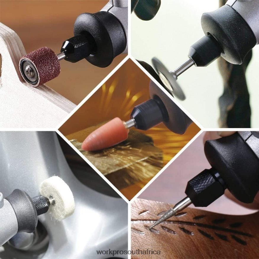 ZA WORKPRO 276 Pcs Rotary Tool Accessories Kit Cutting Carving and Polishing Universal Fitment Morden 4B8V2T191 Tool