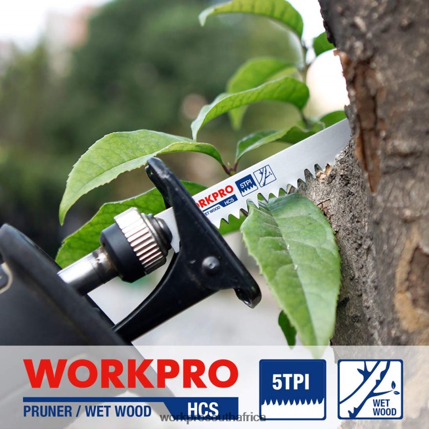 ZA WORKPRO 5 Pcs 9-Inch Wood Pruning Reciprocating Saw Blade Set Helpful 4B8V2T208 Tool