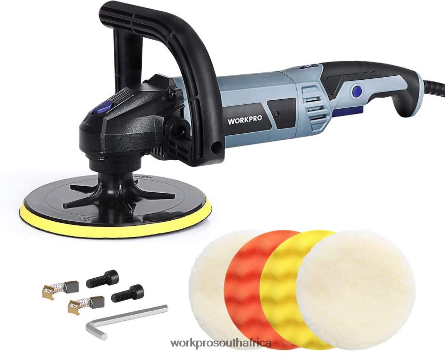 ZA WORKPRO Detachable Handle Buffer Polisher with Accessories Helpful 4B8V2T231 Tool