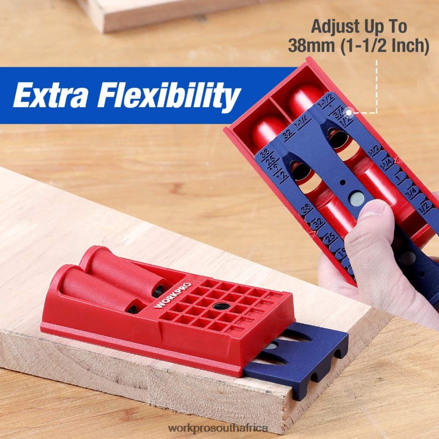 ZA WORKPRO Plastic Plugs Coarse Square Driver Screws Pocket Hole Jig Kit Morden 4B8V2T201 Tool