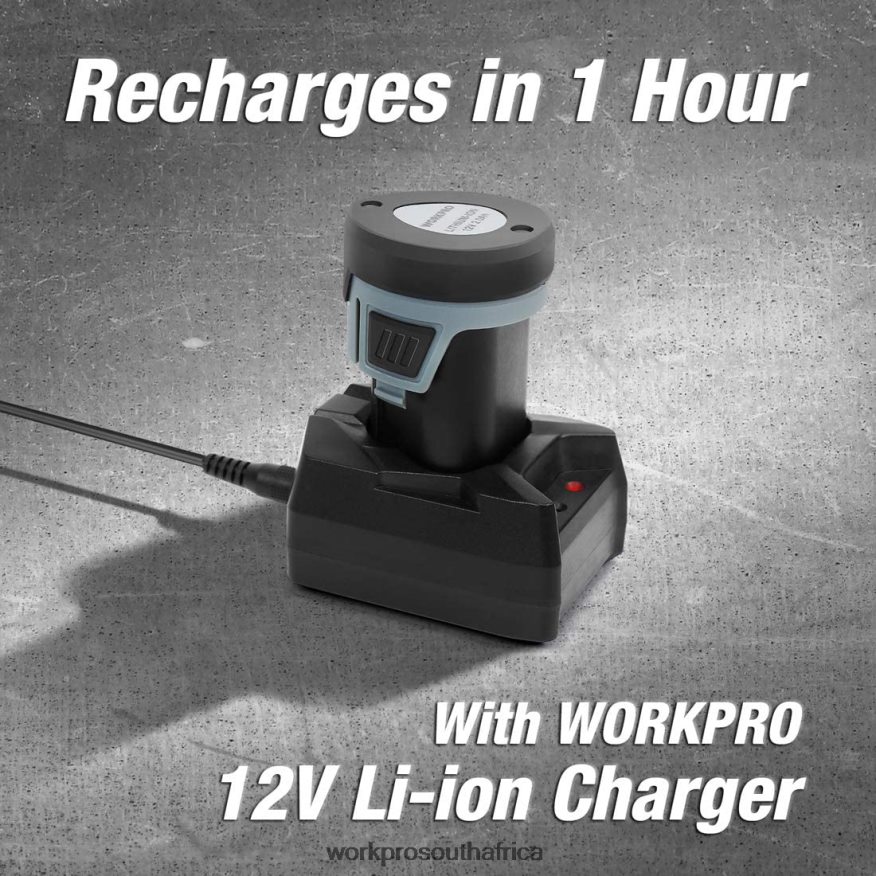 ZA WORKPRO 12V 2.0Ah Lithium-ion Battery Pack Helpful 4B8V2T224 Tool