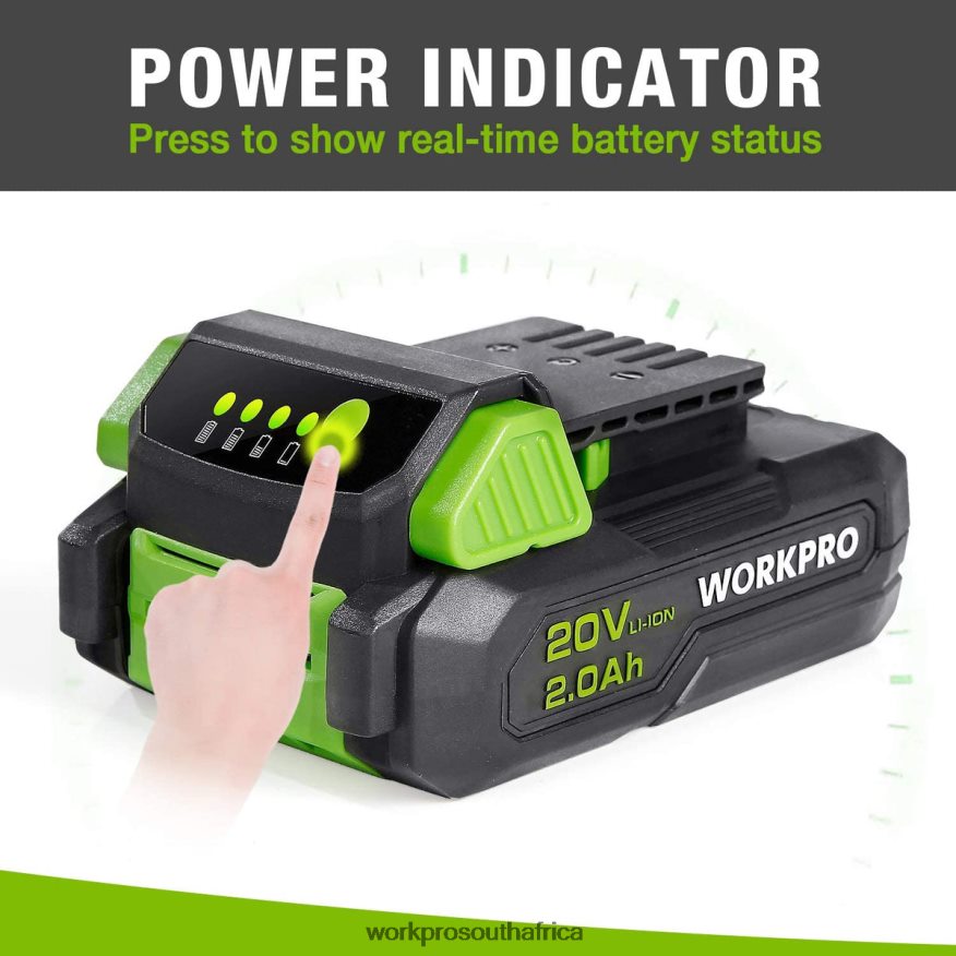 ZA WORKPRO 20V 2.0Ah Lithium-ion Battery Pack Morden 4B8V2T218 Tool