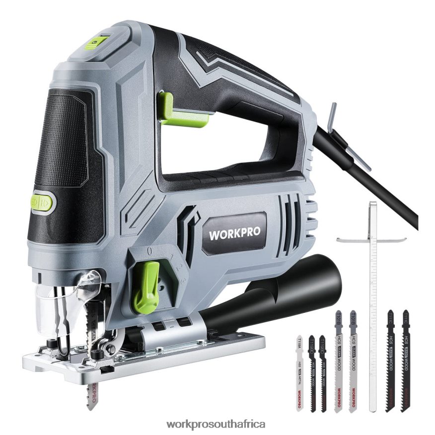ZA WORKPRO Jigsaw, 6.5AMP 850W Corded Electric Jig Saw Tool Kit Morden 4B8V2T241 Tool