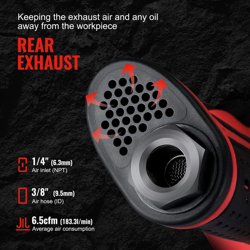 ZA WORKPRO Drive Air Impact Wrench for Changing TiresAuto Repair Helpful 4B8V2T189 Tool