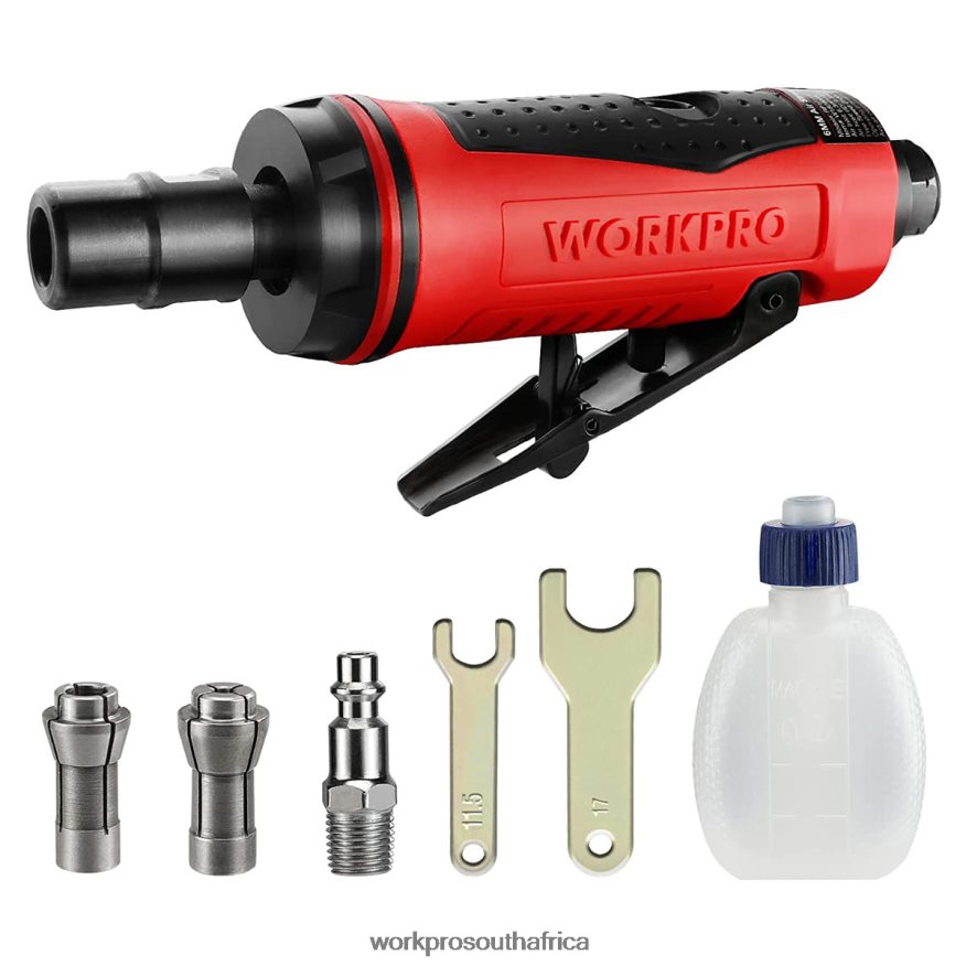 ZA WORKPRO Air Die Grinder, 1/4-Inch Pneumatic Straight Die Grinder, 25000RPM, Air-Powered Die Grinder New 4B8V2T183 Tool