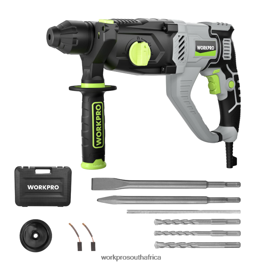 ZA WORKPRO 7.5AMP 1-1/4 Inch Premium SDS-Plus Rotary Hammer Drill, Lightweight Corded Version Useful 4B8V2T178 Tool