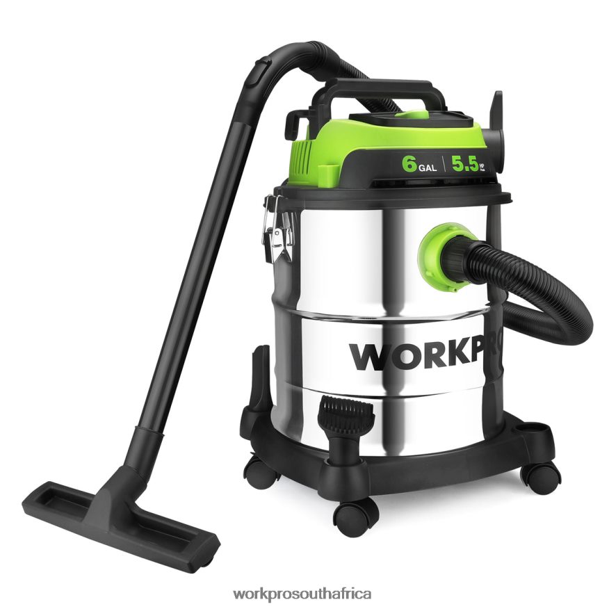 ZA WORKPRO 6 Gallon Wet/Dry Shop Vacuum with HEPA Filter, Hose and Accessories for Home/Jobsite Dust Collection Morden 4B8V2T213 Tool