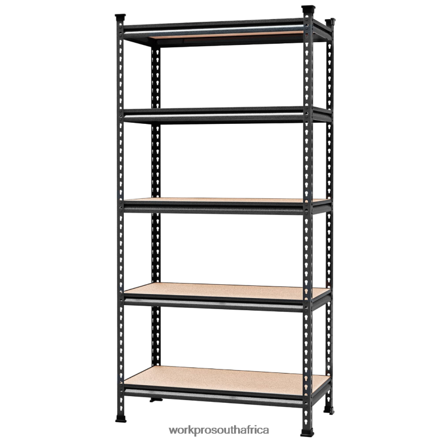 ZA WORKPRO 5-Tier Adjustable Metal Rack Storage Heavy Duty Shelving Unit, 4000 lbs Load Capacity Morden 4B8V2T12 Storage