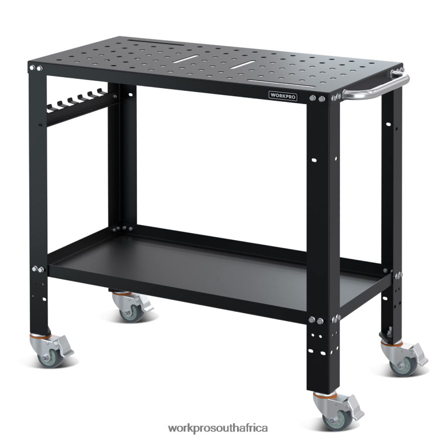 ZA WORKPRO Portable Welding Table, 1200 lbs Load Capacity, Nitriding Tabletop New 4B8V2T13 Storage