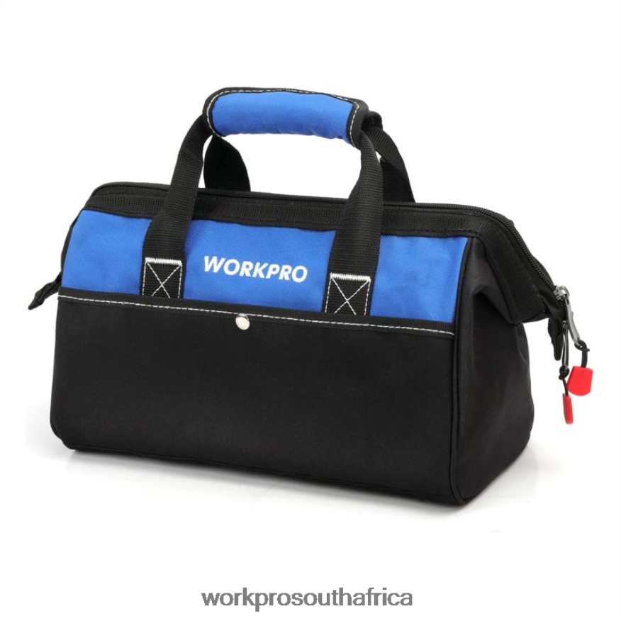 ZA WORKPRO 13-inch Wide Mouth Tool Tote Bag Useful 4B8V2T28 Storage