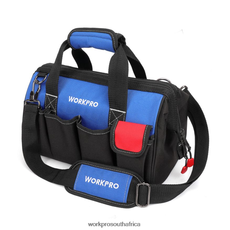 ZA WORKPRO 14-inch Tool Bag, Multi-pocket Tool Organizer with Adjustable Shoulder Strap Useful 4B8V2T31 Storage
