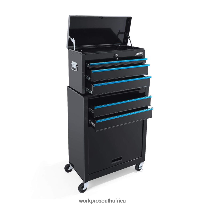 ZA WORKPRO 5-Drawer Rolling Tool Chest, Sliding Metal Drawer Rolling Tool Storage Cabinet Useful 4B8V2T18 Storage