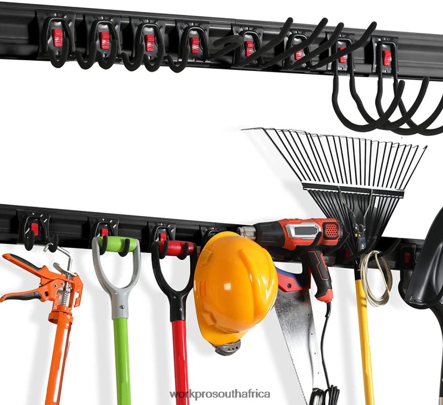 ZA WORKPRO Garage Tool Organizer Wall Mount Garden Tool Organizer Storage Rack Heavy Duty Tool Hangers 64 Inch Helpful 4B8V2T21 Storage