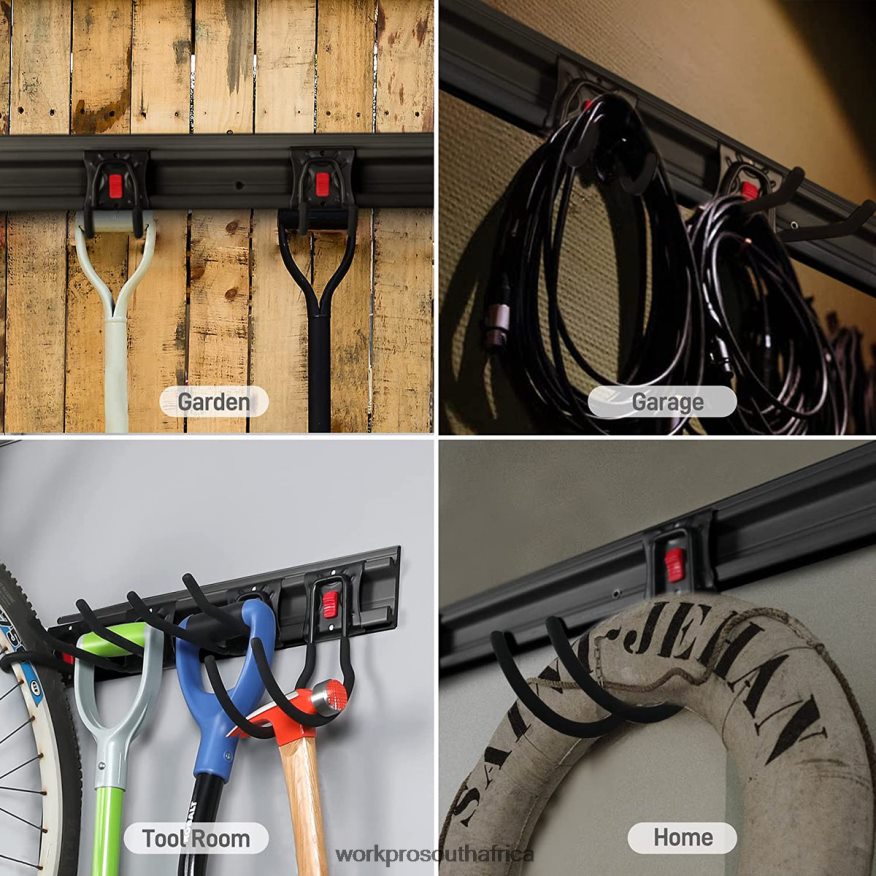 ZA WORKPRO Garage Tool Organizer Wall Mount Garden Tool Organizer Storage Rack Heavy Duty Tool Hangers 64 Inch Helpful 4B8V2T21 Storage