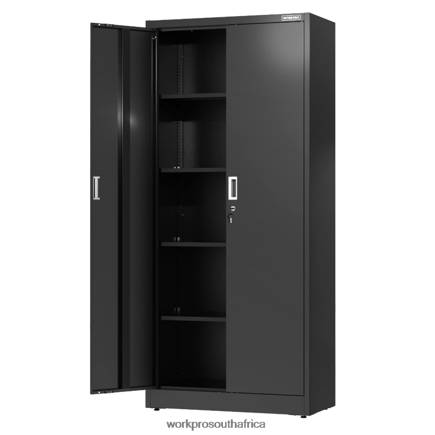 ZA WORKPRO Storage Cabinet, Metal Garage Cabinets with Doors and Shelves Morden 4B8V2T22 Storage